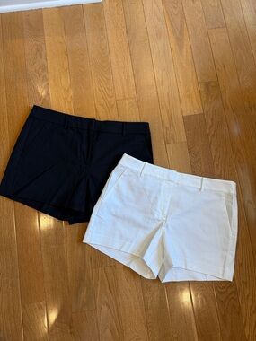 LOFT Classic Women's Dress Shorts - Black & White